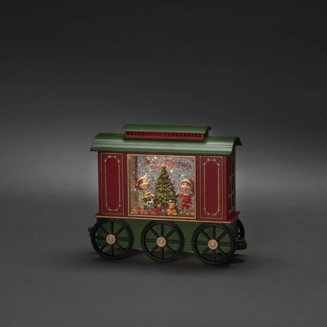 Konstsmide Kerstlantaarn Treinwagon LED - Multicolor - afbeelding 3 van 6