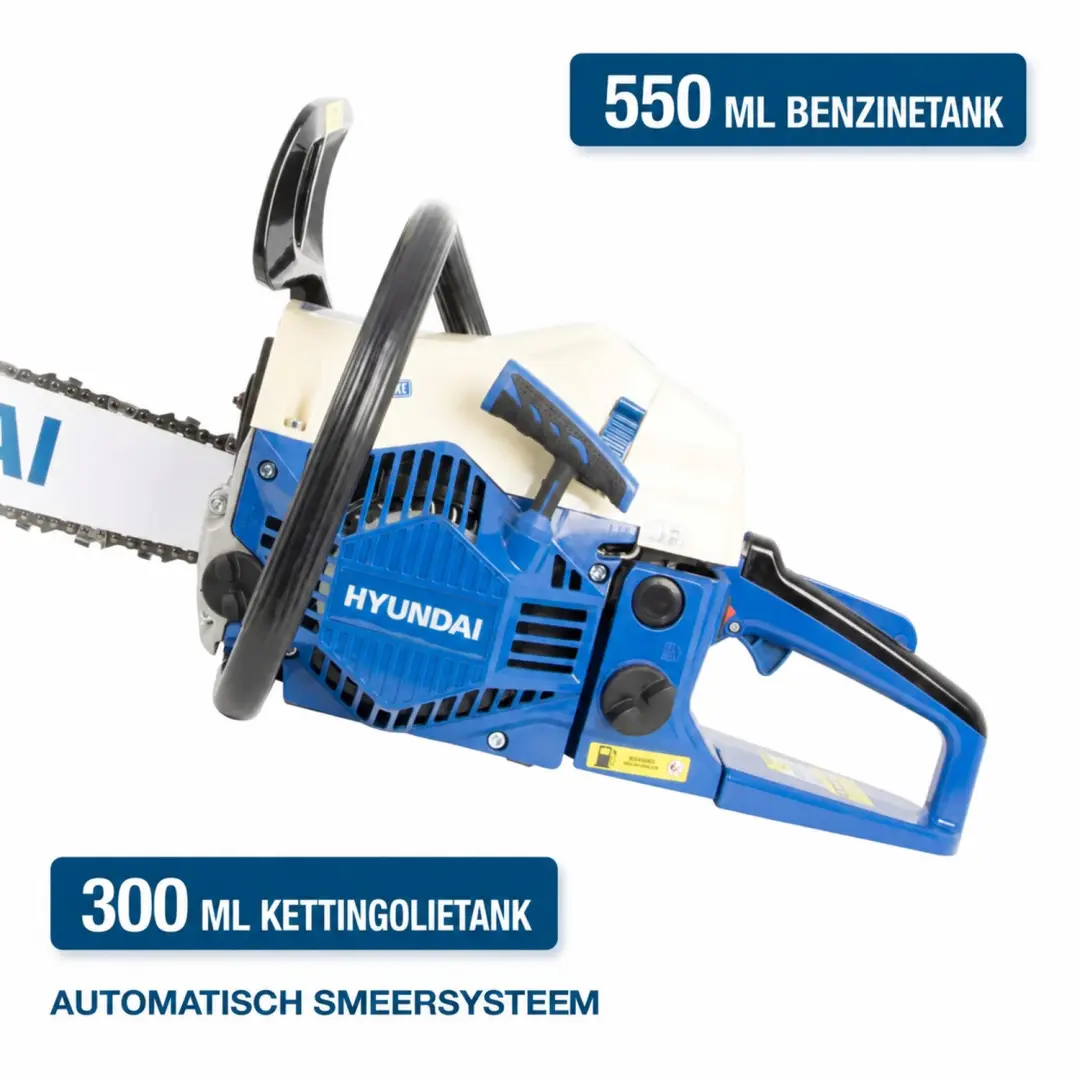 Hyundai CS6220G Benzine Kettingzaag 61,5 cc - 50 cm - afbeelding 3 van 6