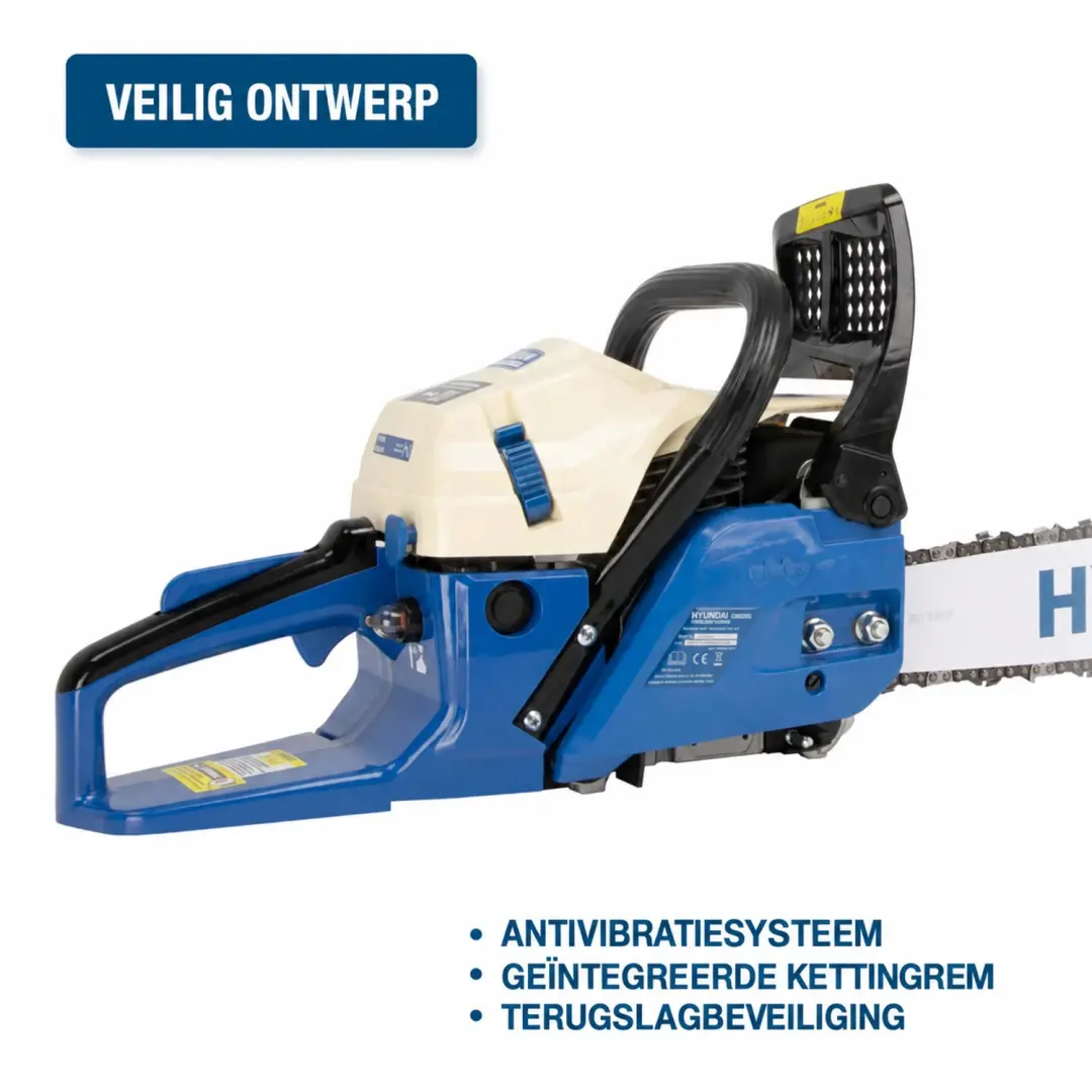 Hyundai CS6220G Benzine Kettingzaag 61,5 cc - 50 cm - afbeelding 4 van 6