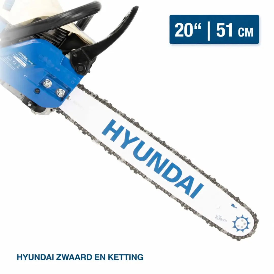 Hyundai CS6220G Benzine Kettingzaag 61,5 cc - 50 cm - afbeelding 5 van 6