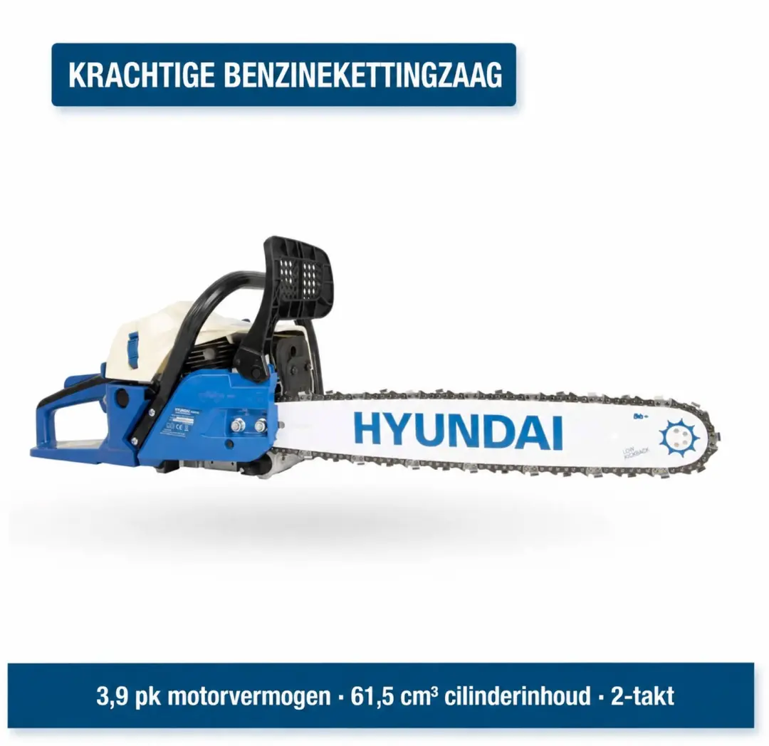 Hyundai CS6220G Benzine Kettingzaag 61,5 cc - 50 cm - afbeelding 2 van 6