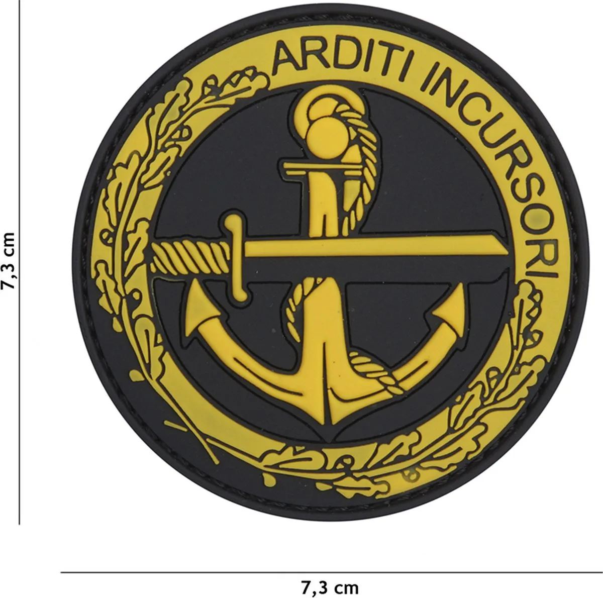 101 Inc Embleem 3D PVC Arditi Incursori Geel