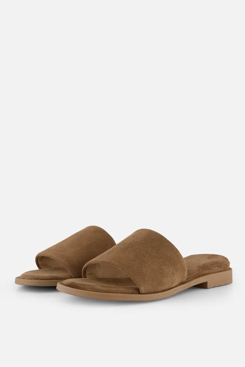 Tamaris Slippers bruin Suède