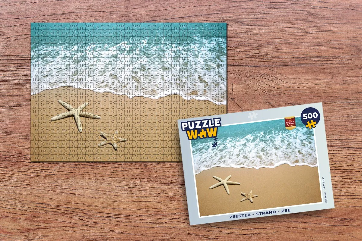 PuzzleWow Zeester Legpuzzel 500 Stuks - Multicolor