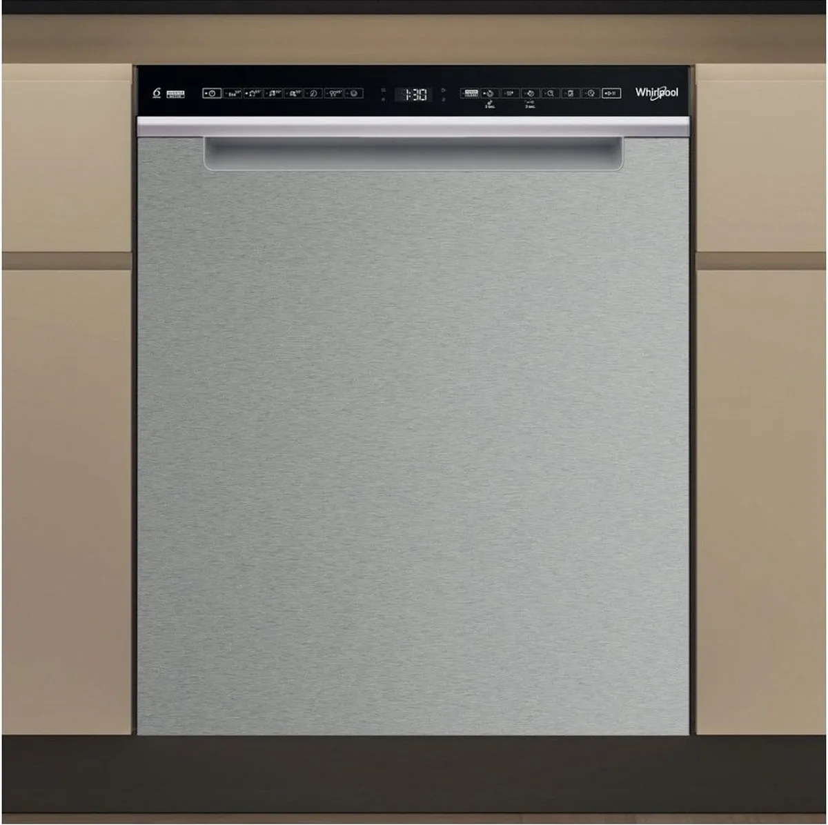 Whirlpool W7UHS31X Inbouwvaatwasser 15 Couverts