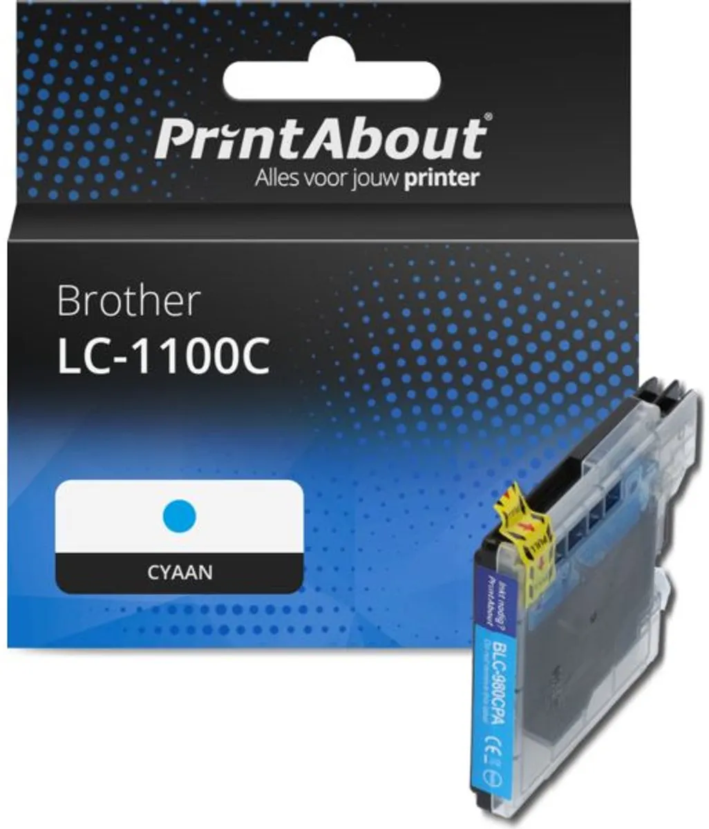 PrintAbout LC-1100C Inktcartridge Cyaan