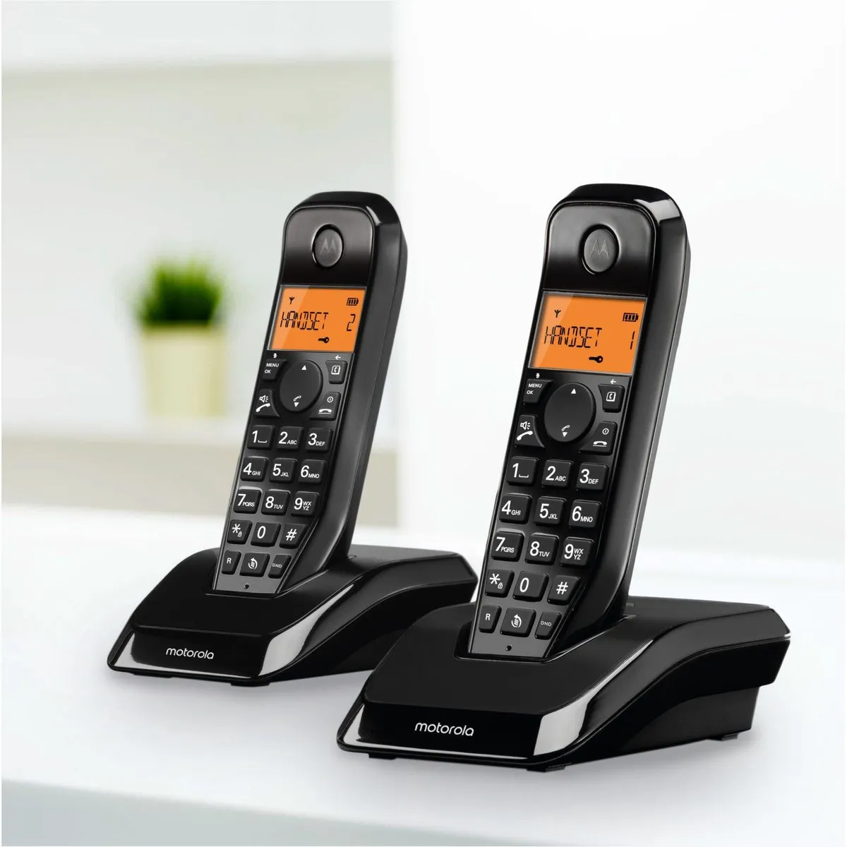 Motorola S1202 DECT Telefoon - 2 Handsets - Zwart