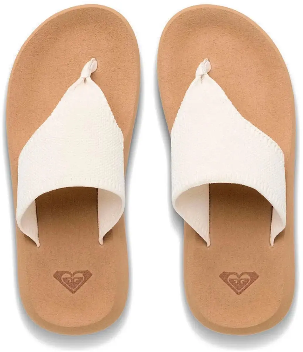 Roxy Samolo Teenslipper Coconut Milk - afbeelding 3 van 4