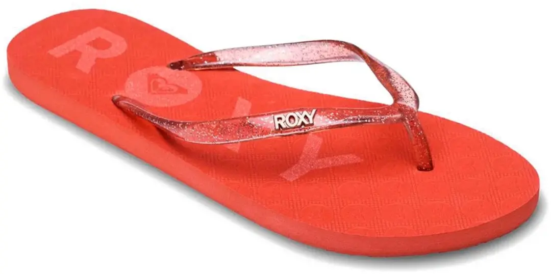 Roxy Viva Sparkle Teenslippers - Rood - afbeelding 2 van 4