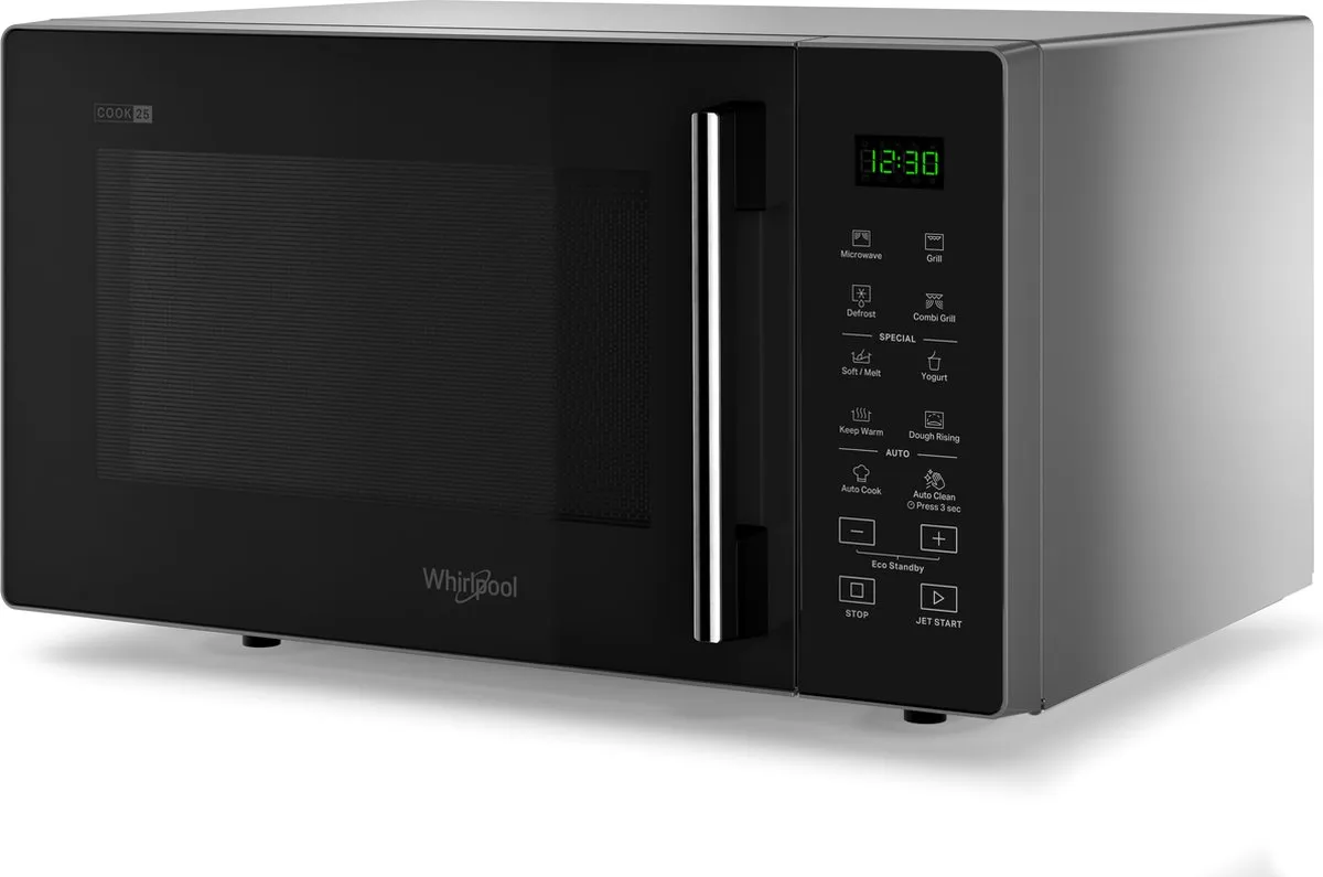 Whirlpool MWP 253 SB Combinatiemagnetron 25L - 900W - Zwart/Zilver - afbeelding 3 van 5
