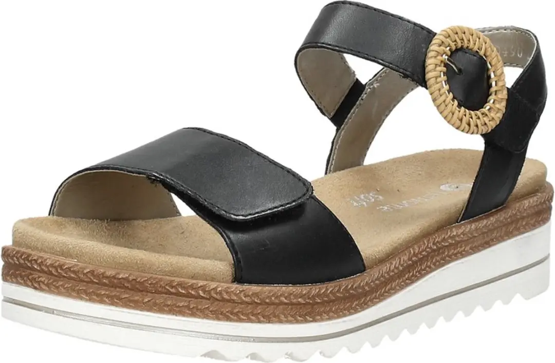 Remonte -Dames - zwart - sandalen - maat 40 - afbeelding 3 van 6