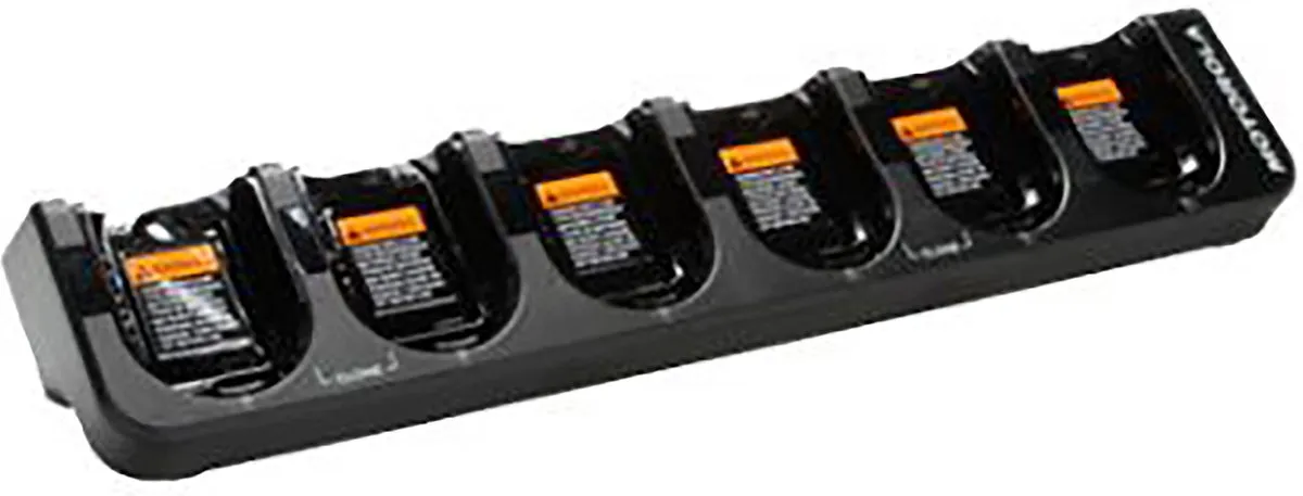 Motorola CLP446E Portofoons - 6 Stuks (met multilader) - Zwart