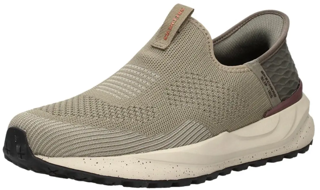 Skechers Bogdin Sneakers taupe Textiel - Heren - afbeelding 4 van 6