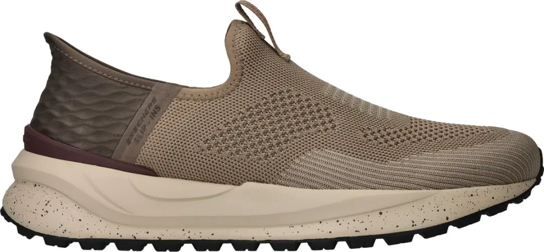 Skechers Bogdin Sneakers taupe Textiel