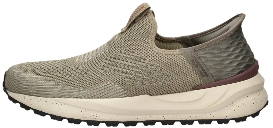 Skechers Bogdin Sneakers taupe Textiel - Heren - afbeelding 2 van 6