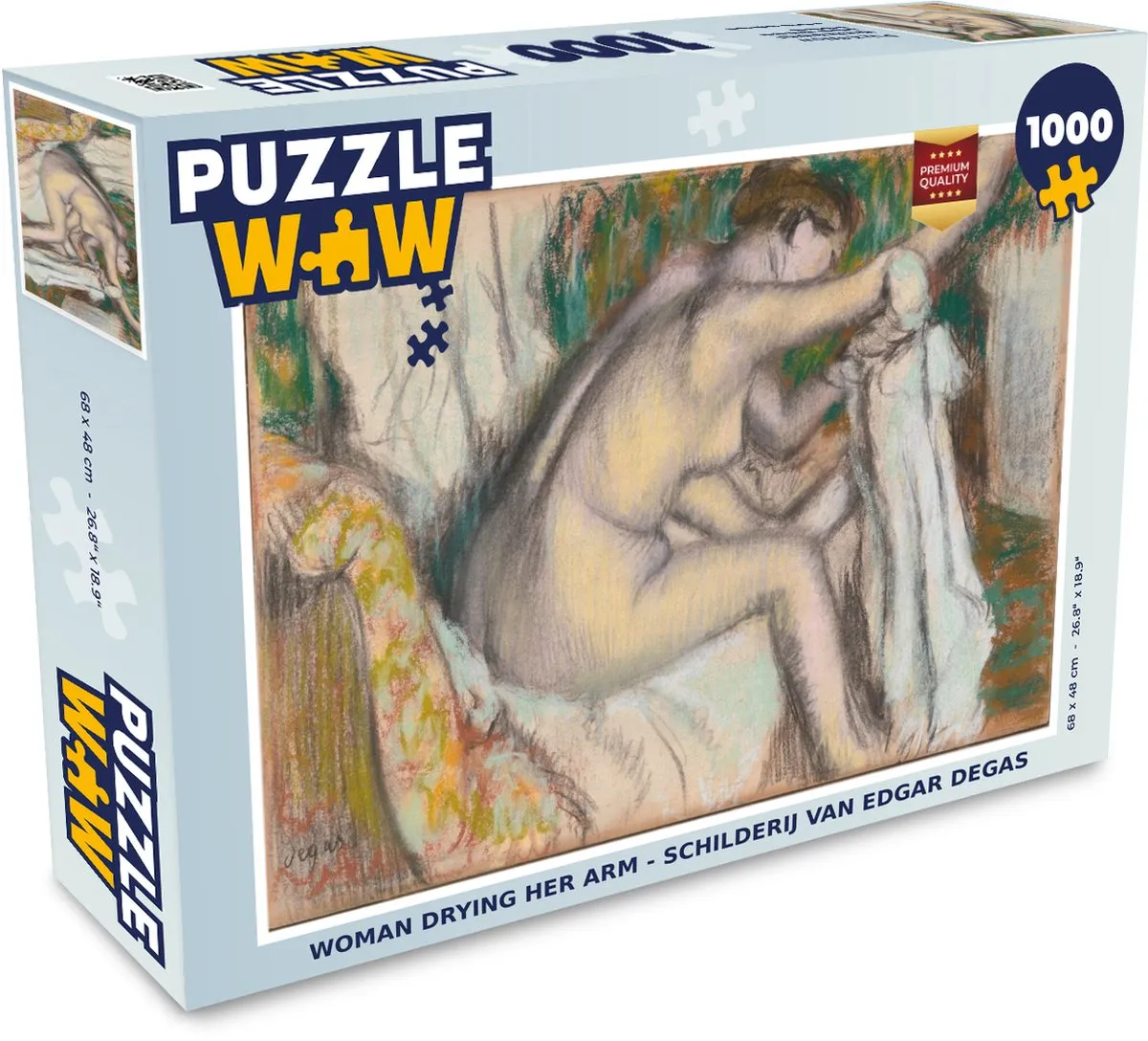 PuzzleWow Legpuzzel Woman Drying Her Arm