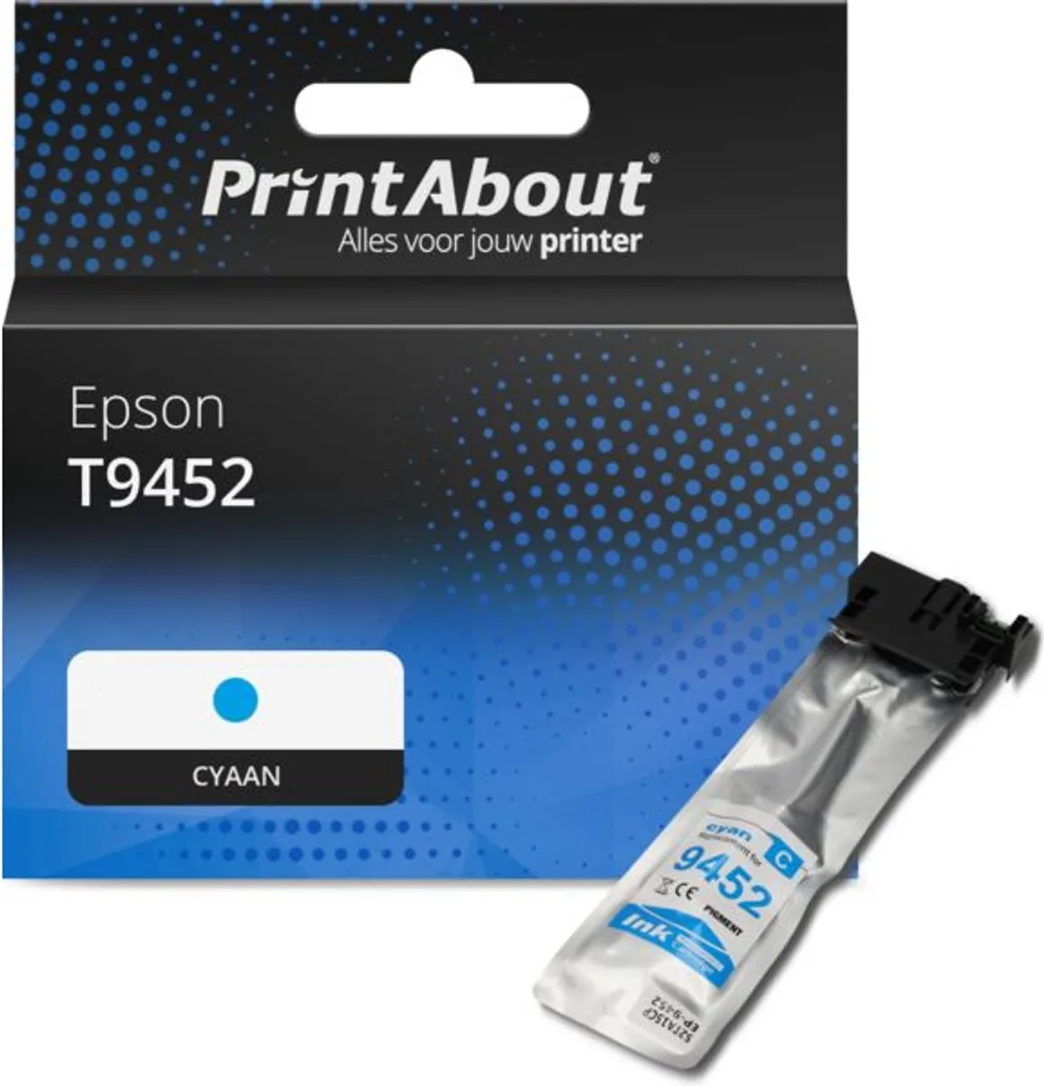 PrintAbout T9452 XL Inktcartridge Cyaan