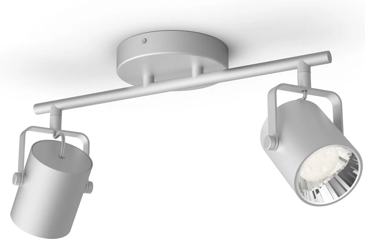Philips BYRE Bar/Tube 2x4.3W 24V - Zilver - afbeelding 6 van 6
