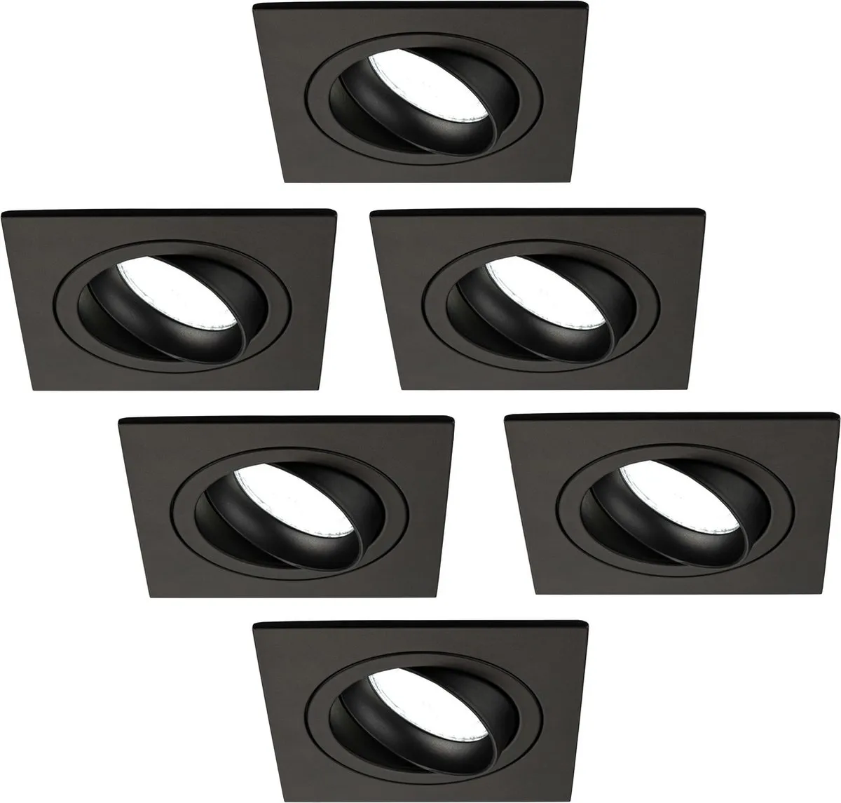 Ledvion 6x LED Inbouwspot Sevilla 3W 6500K