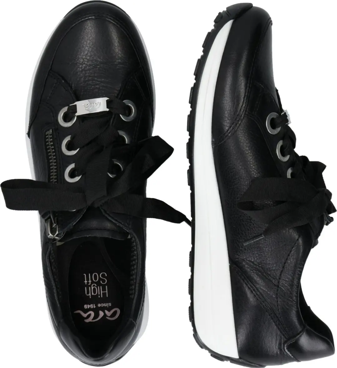 Ara 1234587 Lage Sneakers - Zwart - Maat 37 - afbeelding 2 van 6
