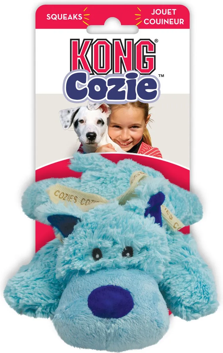 KONG Cozie Pastel Hondenspeelgoed M - Assorti