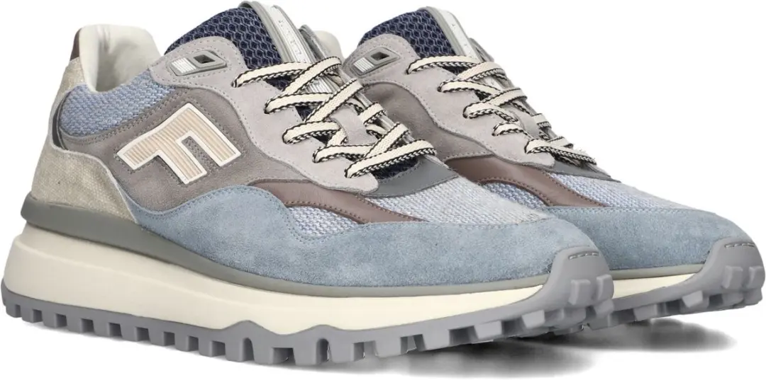 Floris Van Bommel SFM-10238 De Gripper Sneakers - Blauw - afbeelding 3 van 6