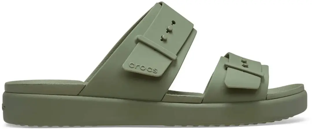 Crocs Brooklyn Buckle Low Sandalen Groen EU 41-42 Vrouw