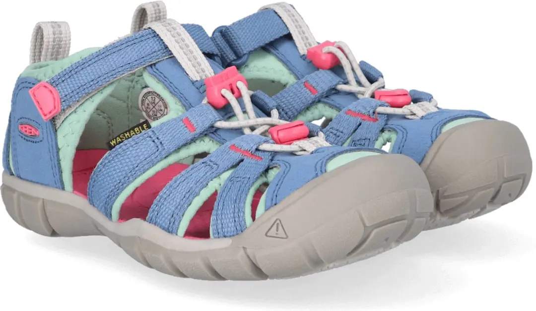 Keen Seacamp II CNX Wandelsandalen - Maat 29 - Coronet Blue/Hot Pink - afbeelding 3 van 6