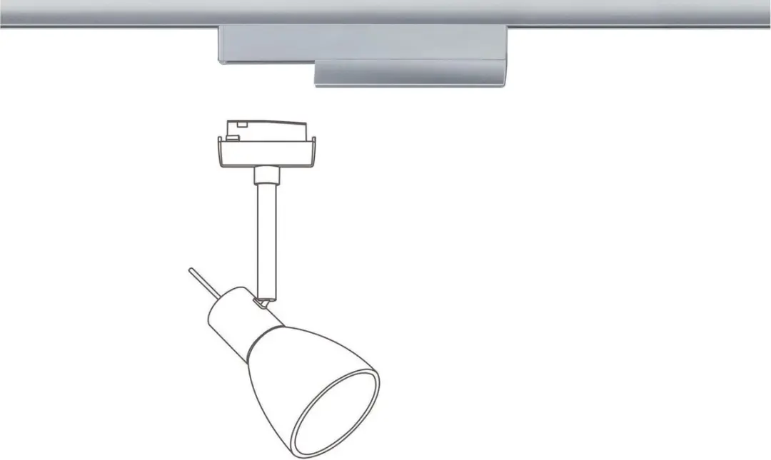Paulmann URail 96893 Spotadapter ZigBee - Chroom - afbeelding 2 van 6