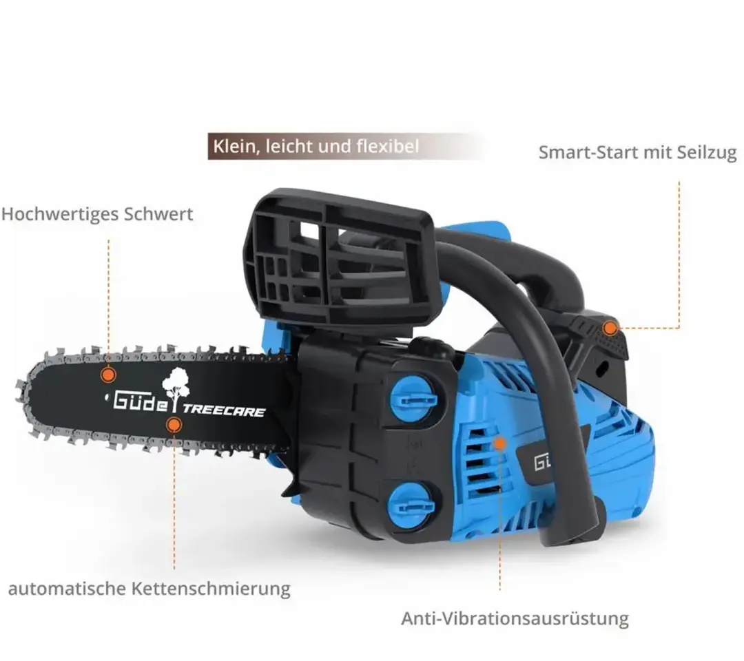 Güde BBS 300-25 Benzine Kettingzaag - afbeelding 5 van 5