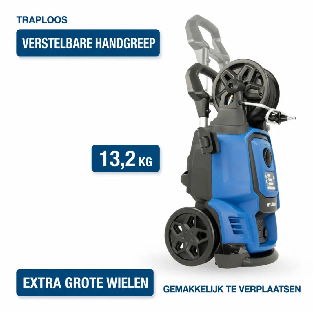 Hyundai HPW2400CRE Hogedrukreiniger 2400W - 195 Bar - afbeelding 4 van 6