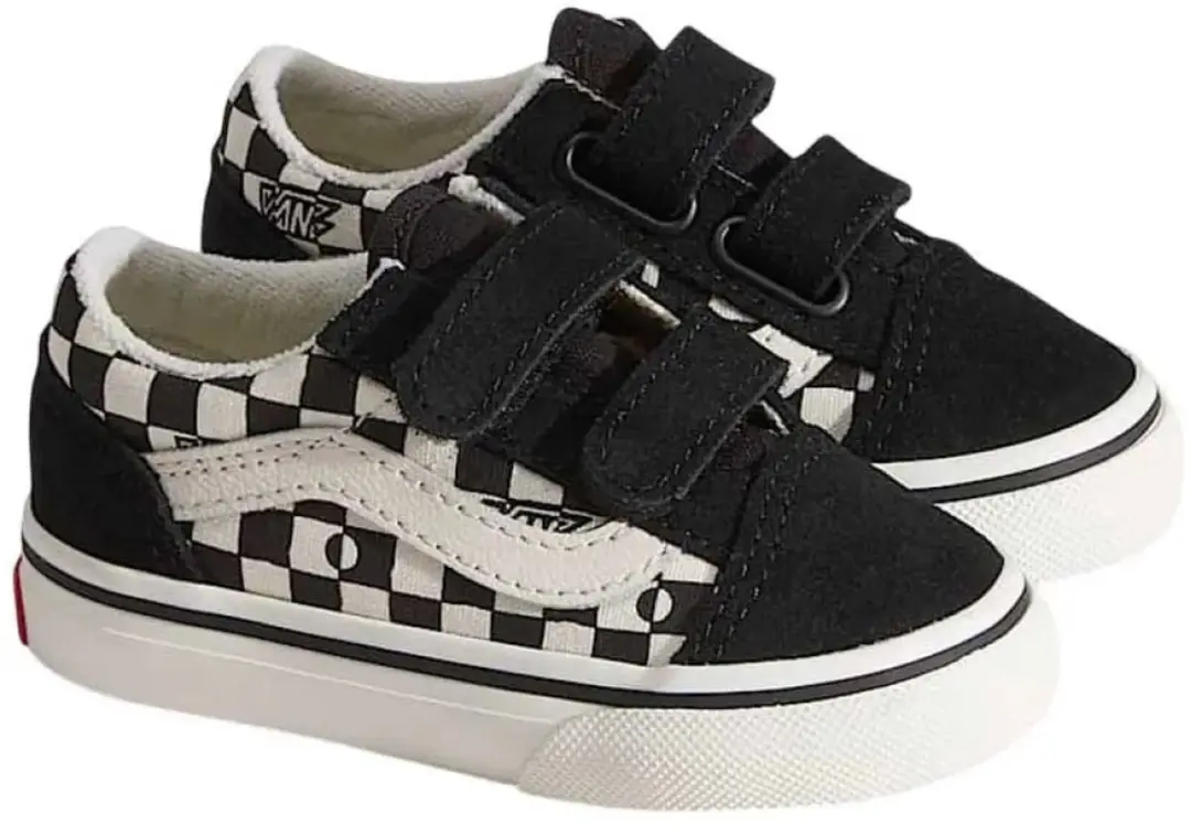 Vans Old Skool Checkerboard Sneakers Junior 20 - afbeelding 3 van 6