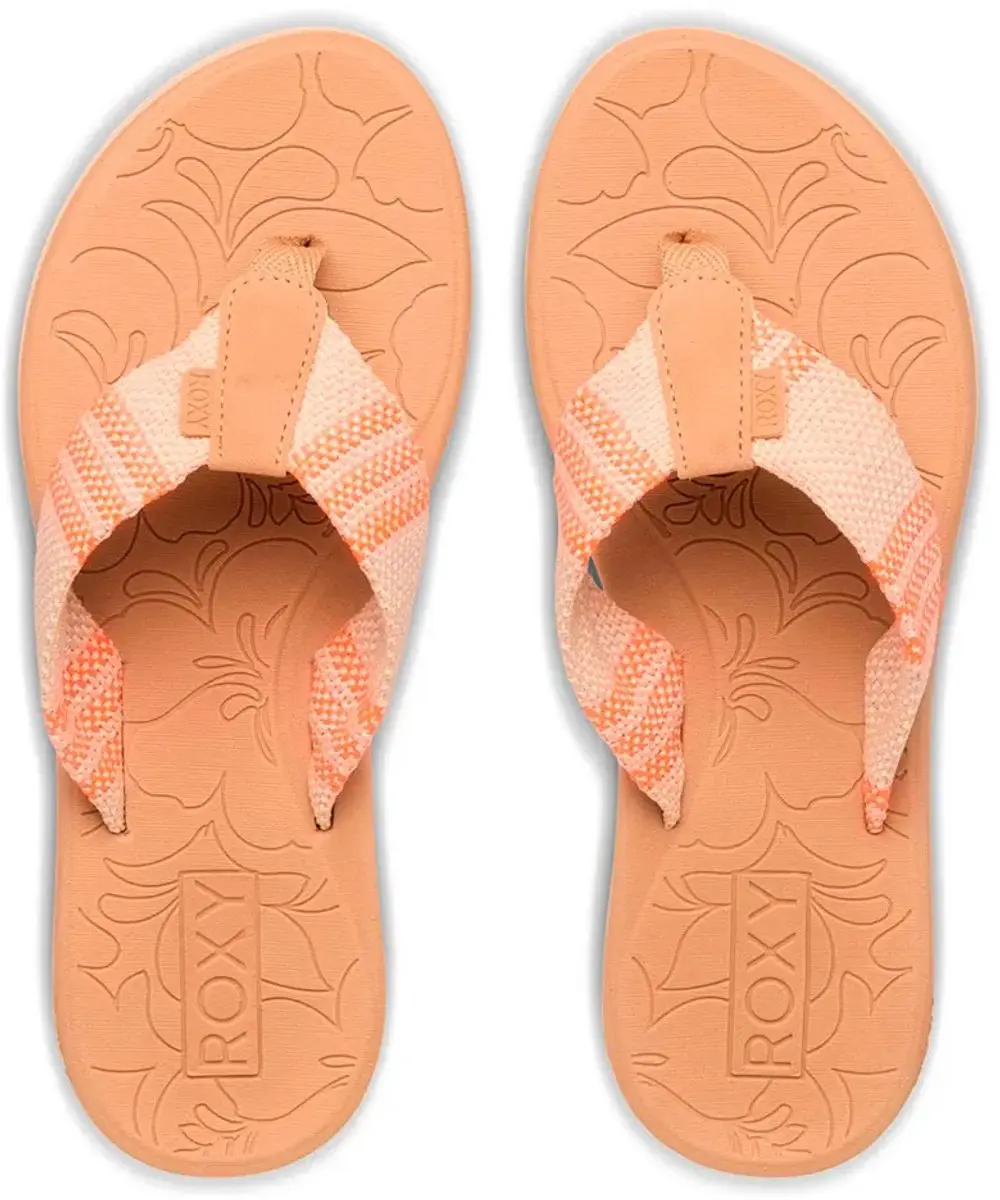 Roxy Colbee Hi Teenslippers - Orange - afbeelding 3 van 4