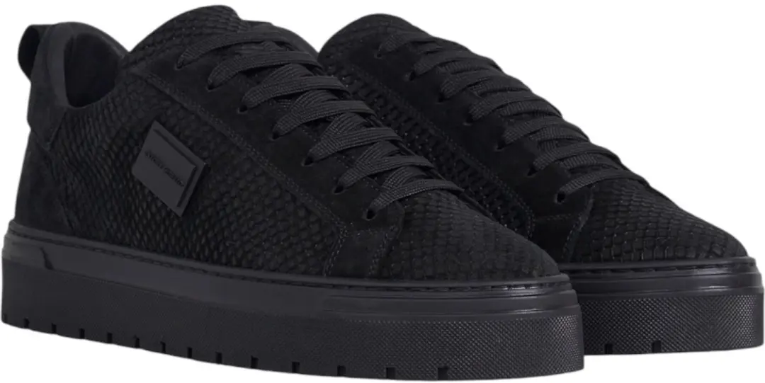 Antony Morato Heren Sneakers Zwart MMFW01934/9000 Metal Bold Animal