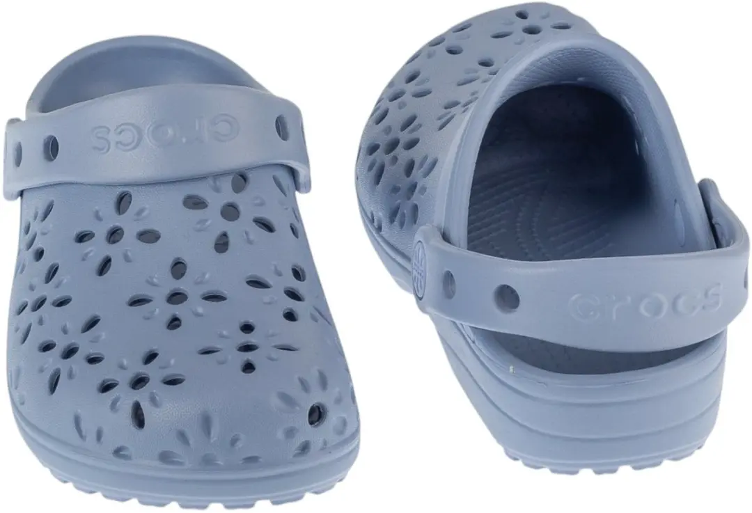 Crocs Classic Floral Cut Out Clog Kids - Blauw 33 - afbeelding 5 van 5