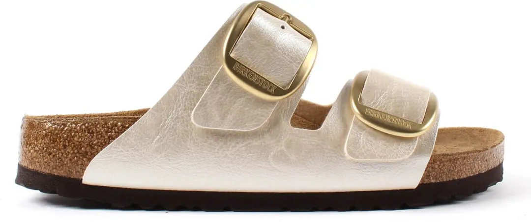 Slippers Birkenstock Arizona Bigbuckle Pearl White - Fashion Wear - Vrouwen