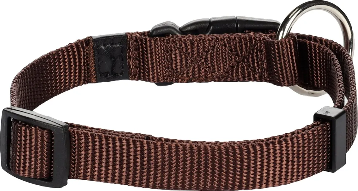 Flamingo Hondenhalsband Asp 30/45cm - 15mm - Bruin