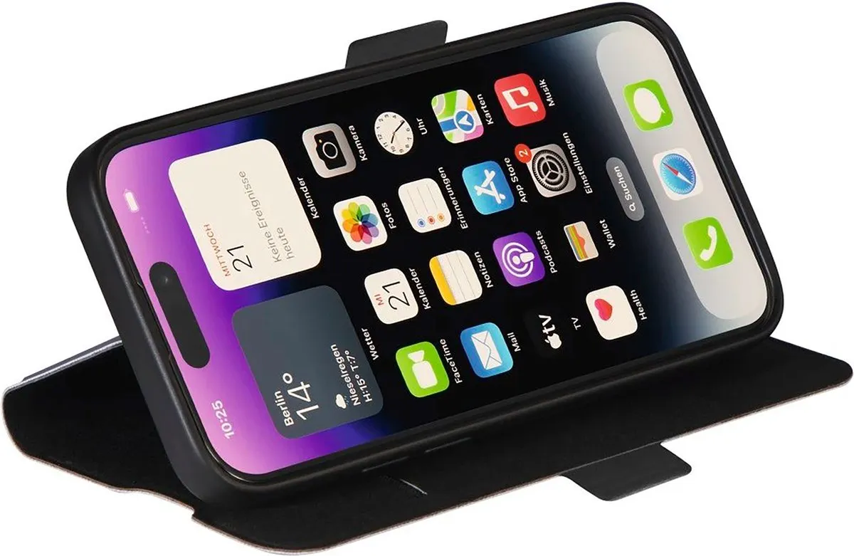 Hama Booklet Single 2.0 Cover iPhone 14 Pro - Donkerblauw