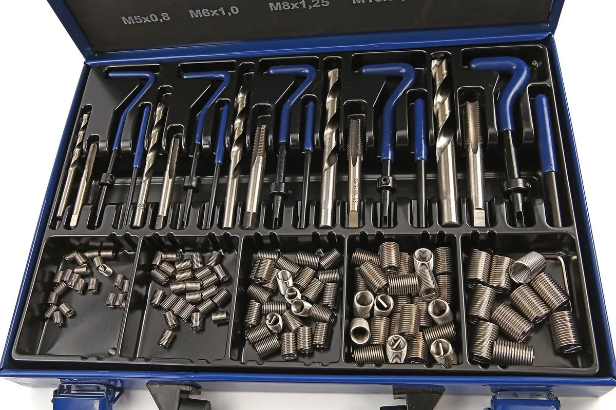 HBM M 5-M 12 Schroefdraad Reparatieset - Aluminium