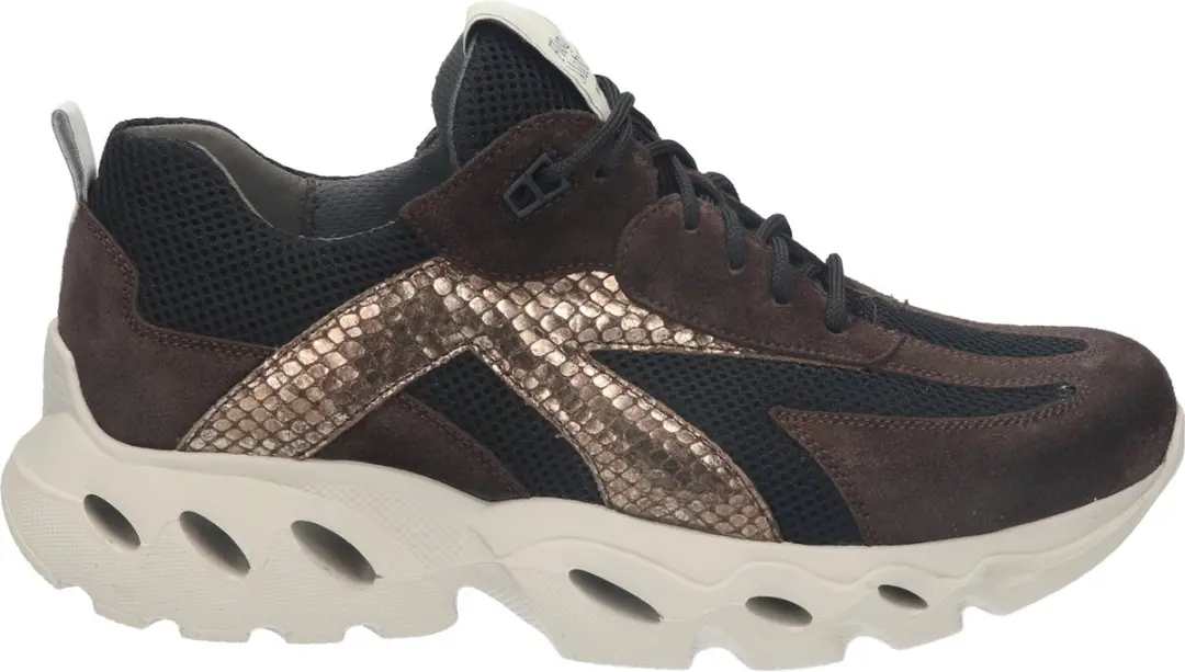 Durea 6309 Flowmotion Sneaker - Bruin - afbeelding 3 van 6