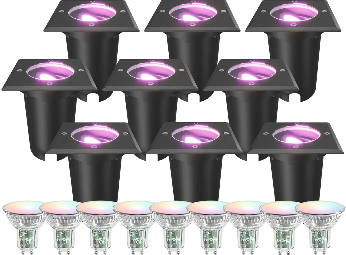 Ledvion 9X Smart LED Grondspot 4,9W RGB+CCT
