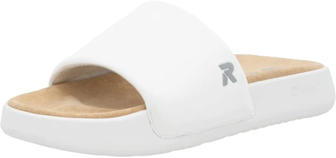 Rieker Heren Slippers U3250 Wit