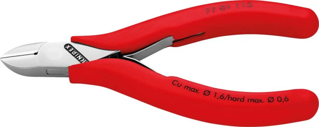 Knipex 77 01 115 Zijsnijtang Ronde kop 115mm - afbeelding 5 van 5