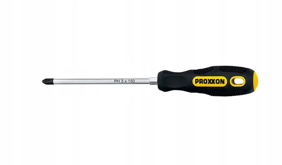 Proxxon Flex-Dot Kruiskopschroevendraaier PH 2x25mm - Geel/Zwart - afbeelding 4 van 6
