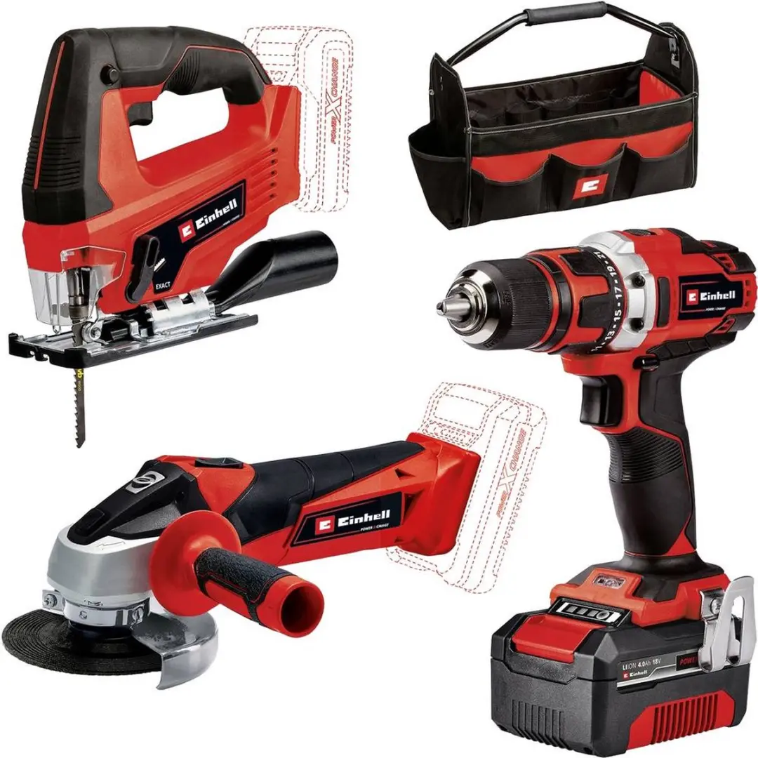 Einhell TE-TK 18/3 Li Power X-Change Gereedschapsset - 3-delig - afbeelding 4 van 5