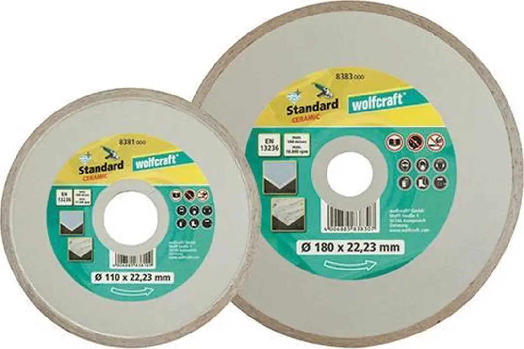 Wolfcraft Diamantdoorslijpschijf Standard Ceramic 115mm