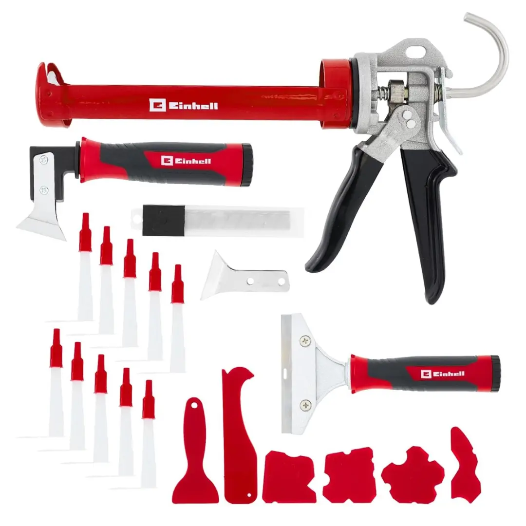 Einhell siliconen reparatieset, 22-delig (patroonpistool met 360° draaibare pat