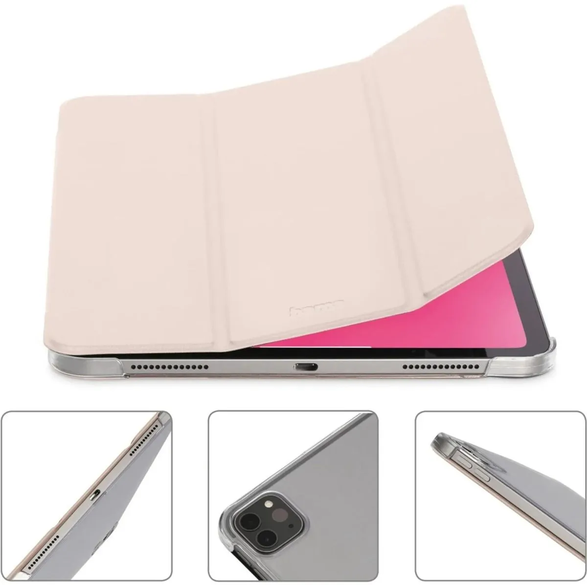 Hama Tablethoes iPad Pro 11 Fold Clear - Roze