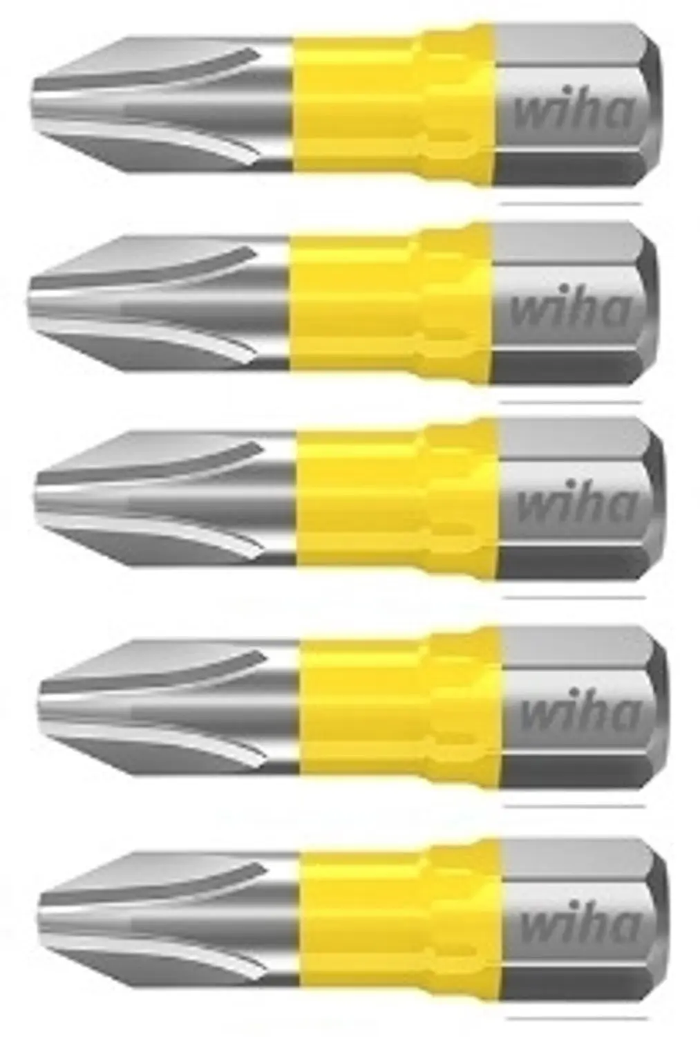 Wiha Y-Bit 25mm PZ1 Bitset - 5 Stuks - afbeelding 4 van 5