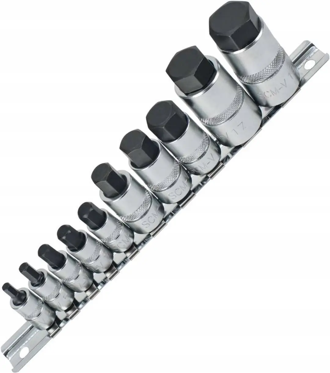 Set Inbussleutels 4-19mm 1/4", 3/8", 1/2"